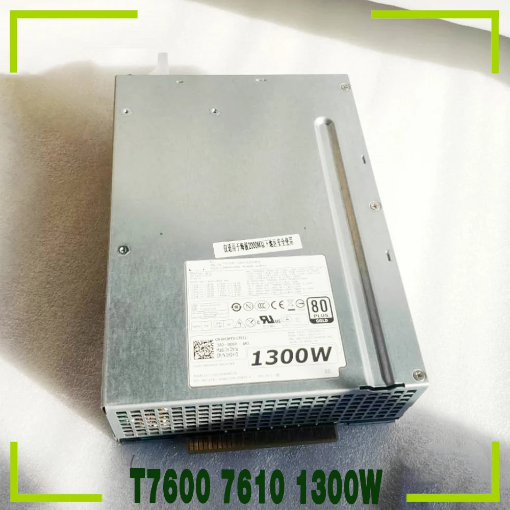 For DELL T7600 7610 Server Power Supply 0H3HY3 H3HY3 1300W D1300EF-00