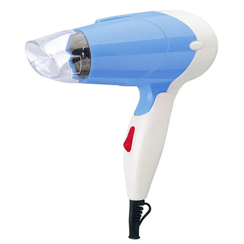 1100W Travel Hair Dryer with Folding Handle, Hot and Cool, 2 Speed Setting, Compact Lightweight Blow Dryer, Pink, Blue