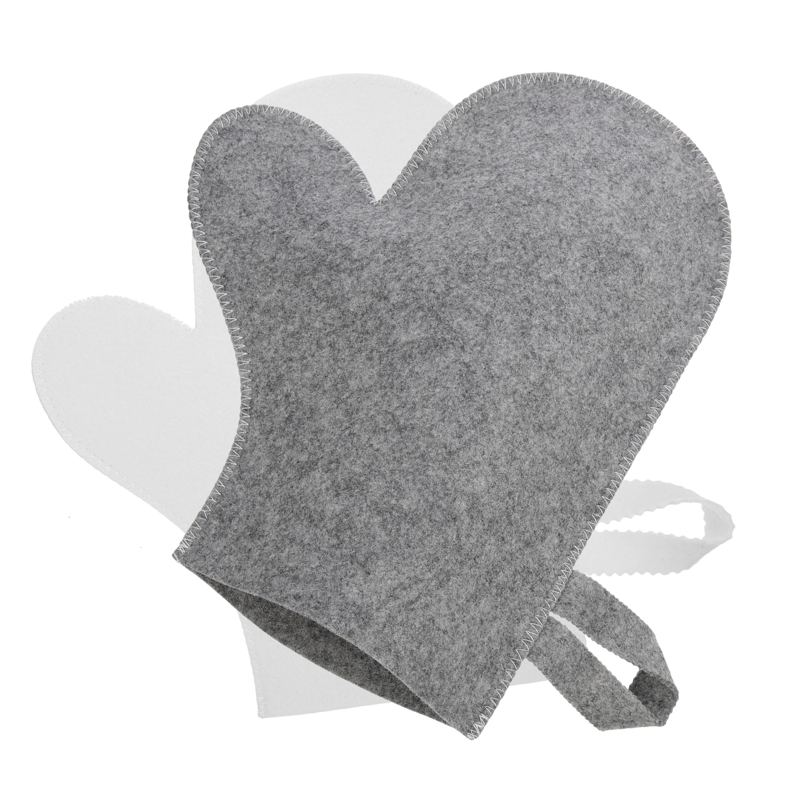 

2Pcs Bath Gloves Shower Mitts Body Scrubbers Exfoliating Felt Sauna Supplies Lightweight Gloves Bathing Massage Dead