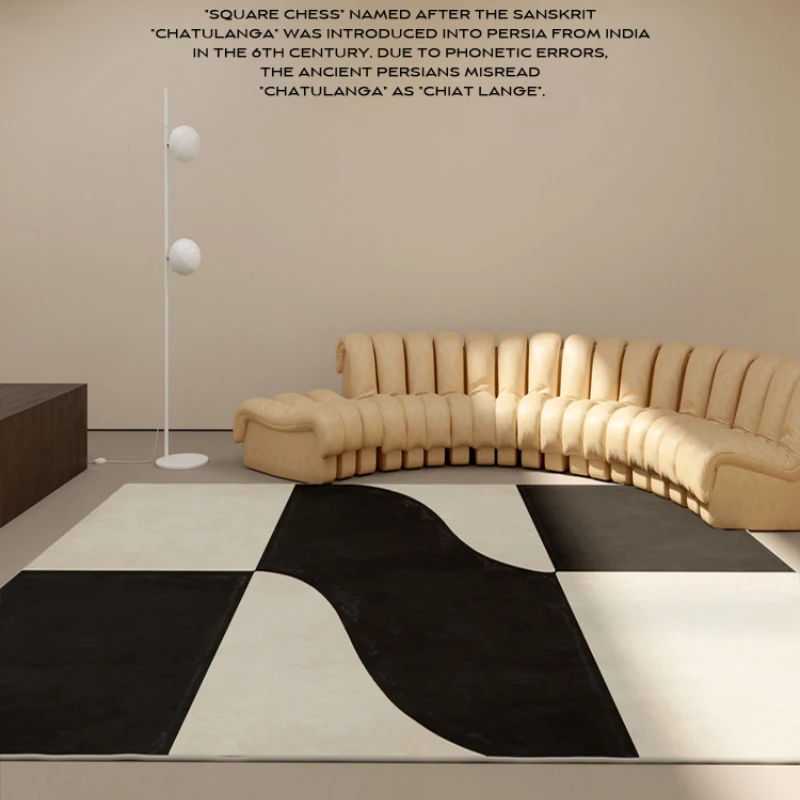 Minimalist Living Room Decoration Large Area Carpet Modern Rugs for Bedroom Thickened Soft Plush Carpets Lounge Rug Non-slip Mat