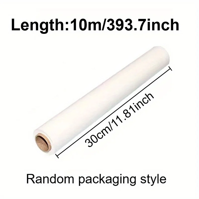 1Roll Silicone Oil Paper Roll Baking Grilling Bread Silicone Oil Paper Roll Steak Resistant Bread Cookie Kitchen Baking Meat