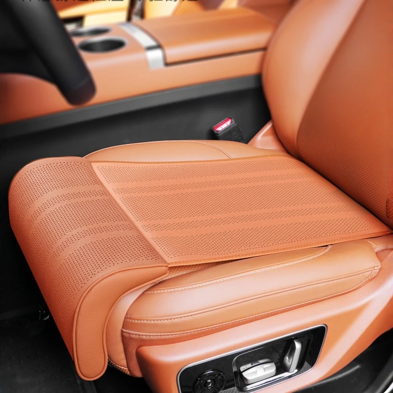 

Подушка-удлинитель для автомобильного сиденья из кожи наппа, 1 шт., подушка для ног, имитация высококачественной авиационной подушки, улучшающая комфорт вождения, аксессуары