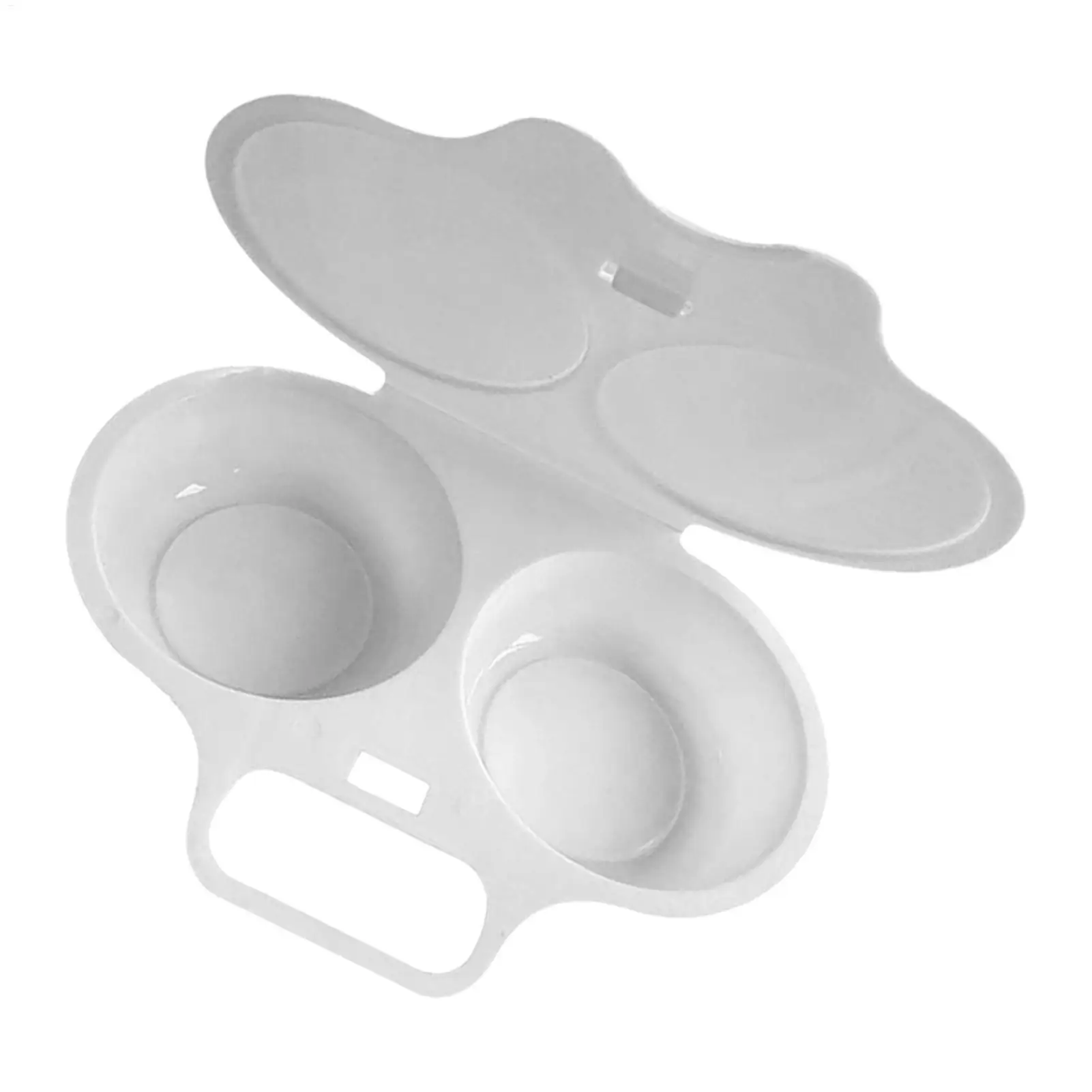 Microwave Egg Cooker Steamer & Omelet Maker, Double Layer Hard PP, for Sandwiches, Pita Bread & Boiled Eggs, Home Breakfast
