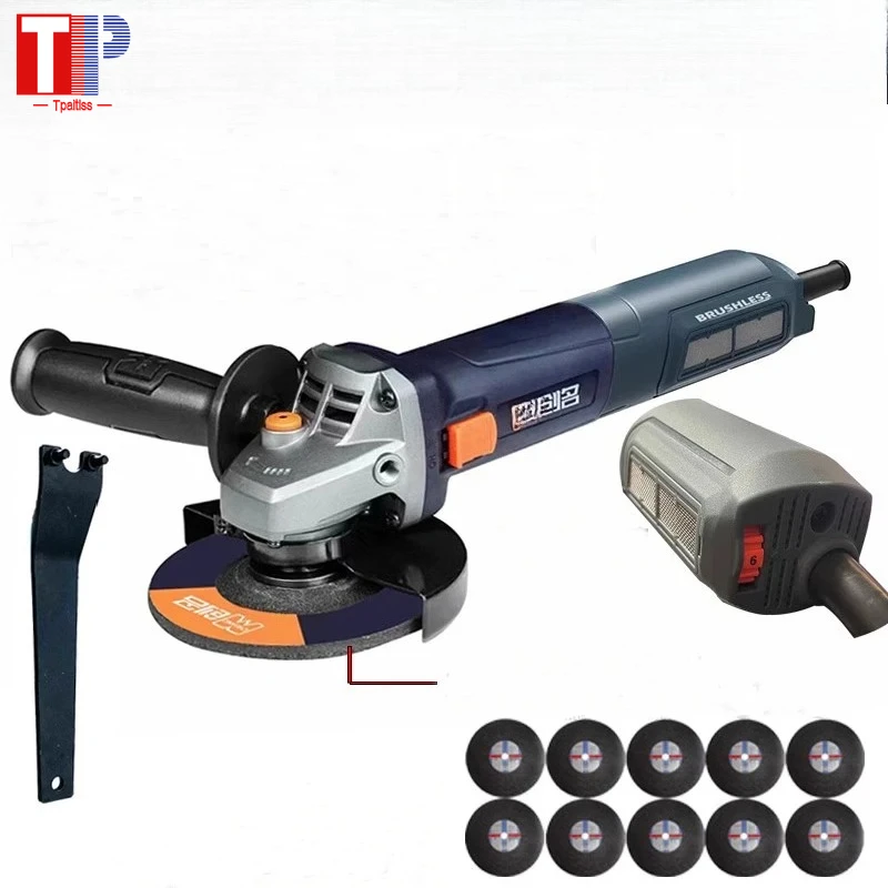 125 مللي متر 5 "1300 واط الثقيلة 220 فولت التيار المتناوب فرش زاوية طاحونة لقطع حجر البلاط