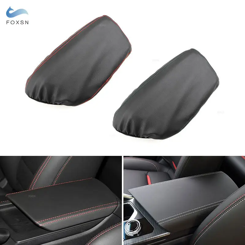 Car Interior Center Console Armrest Pad Microfiber Leather Cover For Geely Tugella Xingyue FY11 2019 2020 2021 LHD