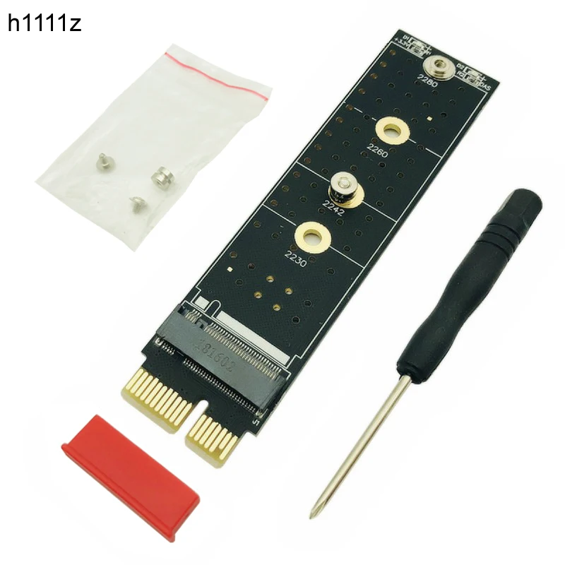 Riser PCIE zu m2 Adapter NVME SSD m2 zu PCI Express X1 Adapter PCIE Riser M Key Anschluss unterstützt 2230 2242 2260 2280 SSD Disk