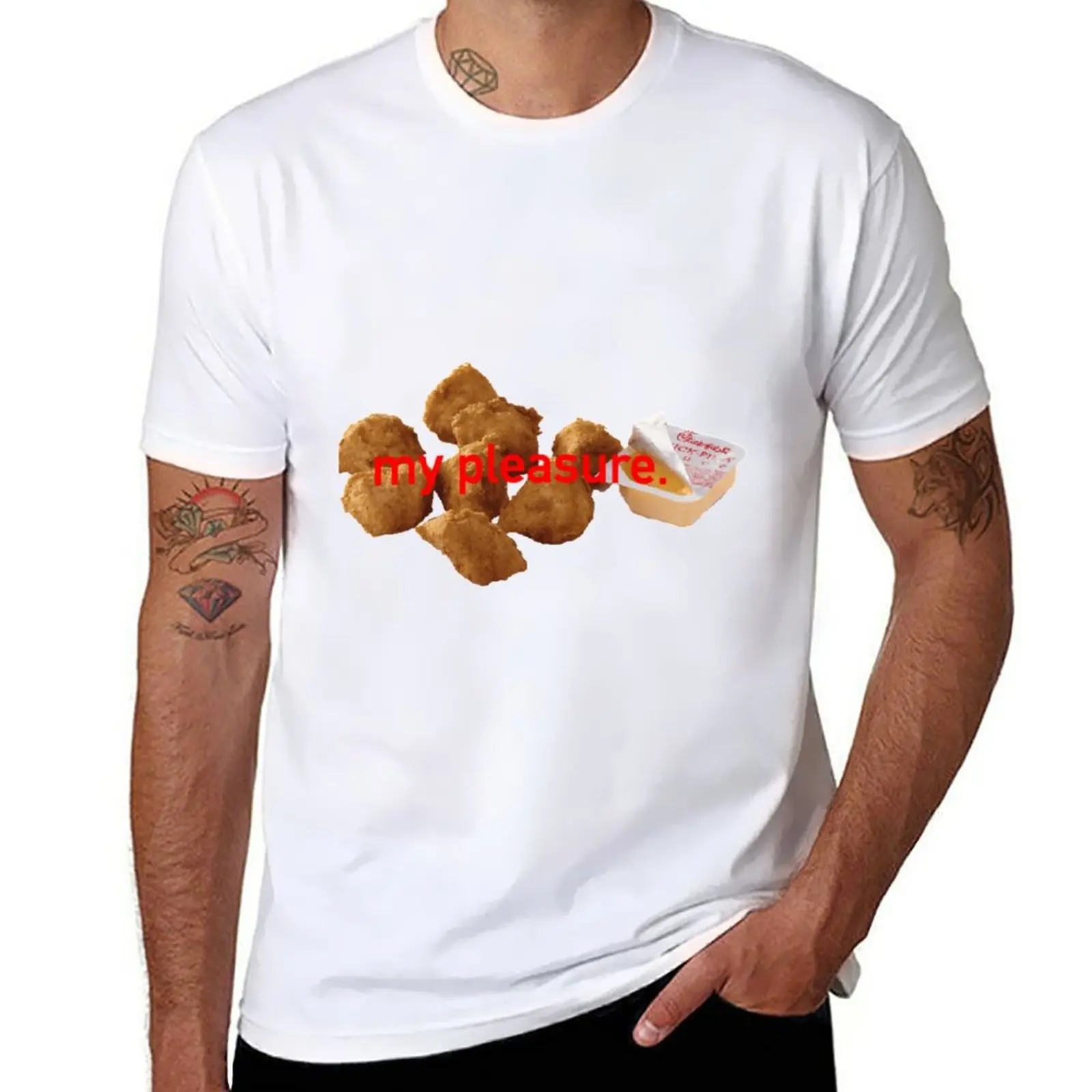 New Chick-Fil-A Nuggets T-Shirt quick-drying t-shirt anime clothes black t shirt t shirts for men cotton