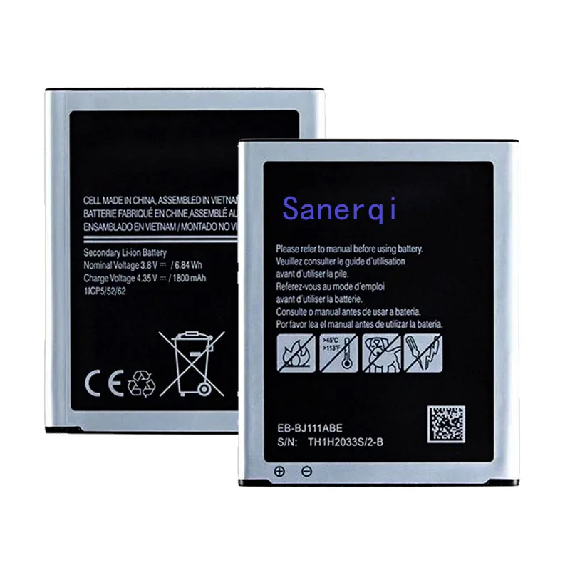 Brand New 1800mAh EB-BJ111ABE Battery For Samsung Galaxy J1 J Ace J110 SM-J110F J110H J110F J110FM 4G Version skuu battery