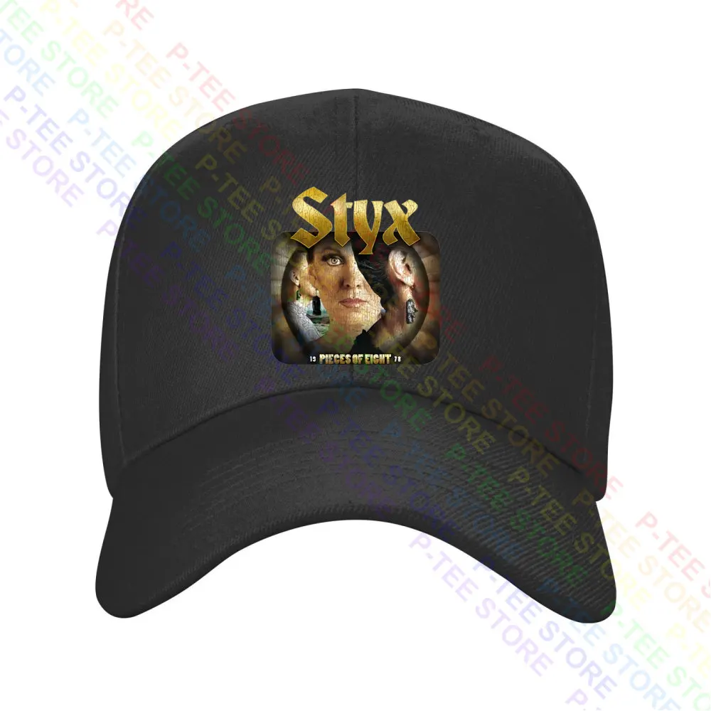 Styx Pieces Of Eight American Baseball Cap Snapback Caps Knitted Bucket Hat