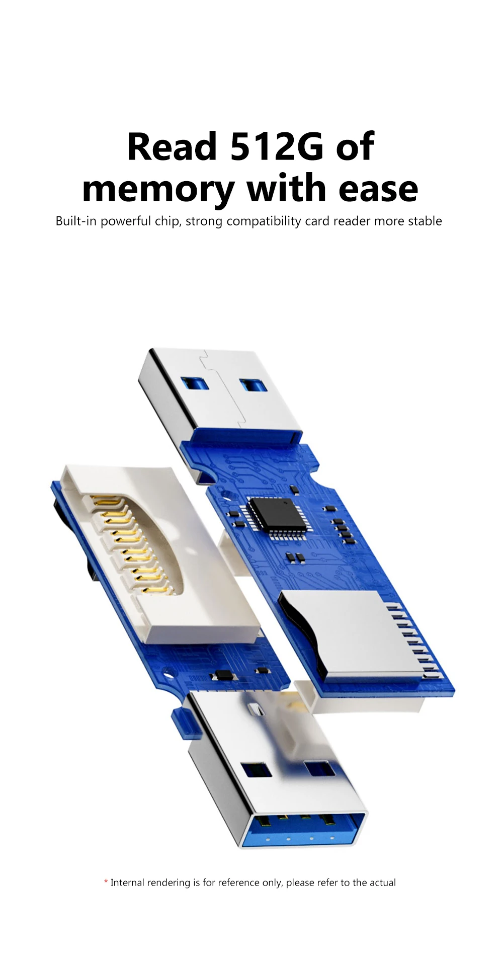 USB 3.0 Card Reader SD TF Card Memory Card Reader 2 IN 1 High Speed Smart Cardreader Adapter For PC Laptop Accessories