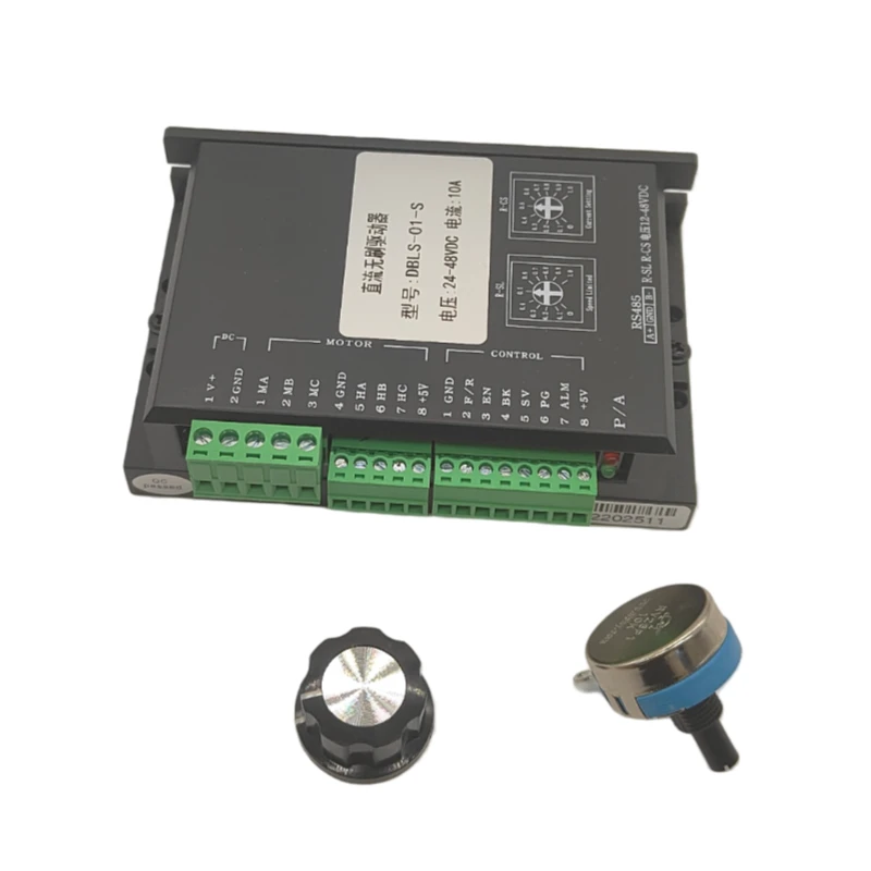 

Factory Direct Selling 24V 48V 10A RS485 Interface DC Brushless Motor Controller Control Driver