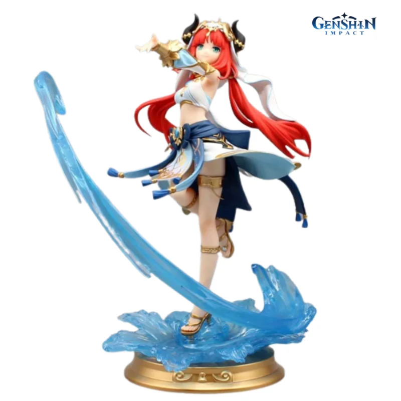 

New 27cm Anime Genshin Impact Figure Nilou Model Dolls Figurine Pvc Action Figures Statue Collectible Decorate Children Toy Gift