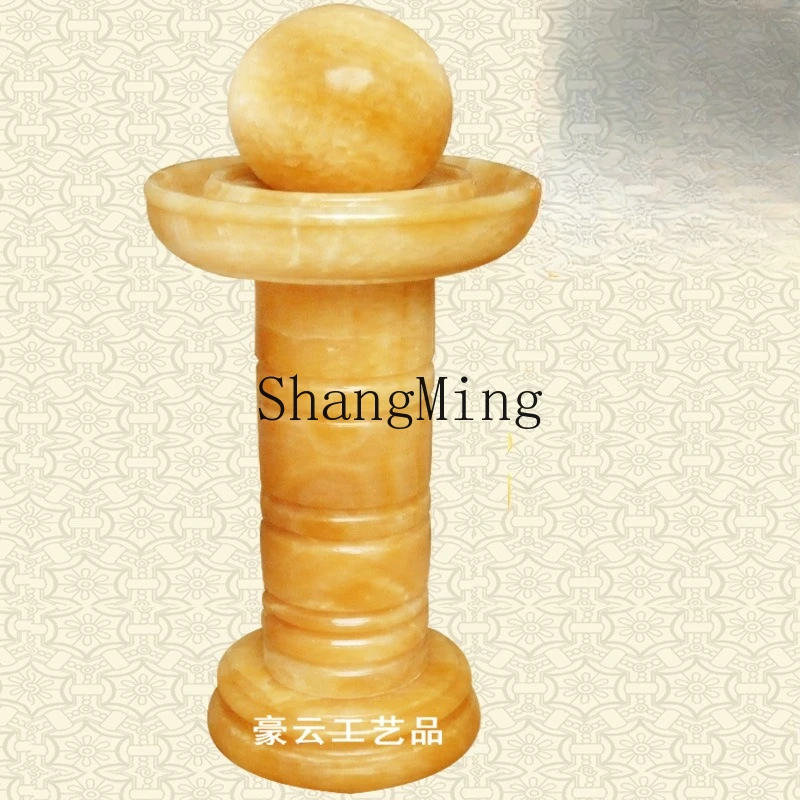 

CL Low Price New Home Decor Fashion Simple Style Wangzhen Single Layer Disc Feng Shui Ball Flowing Water Fountain Ornament