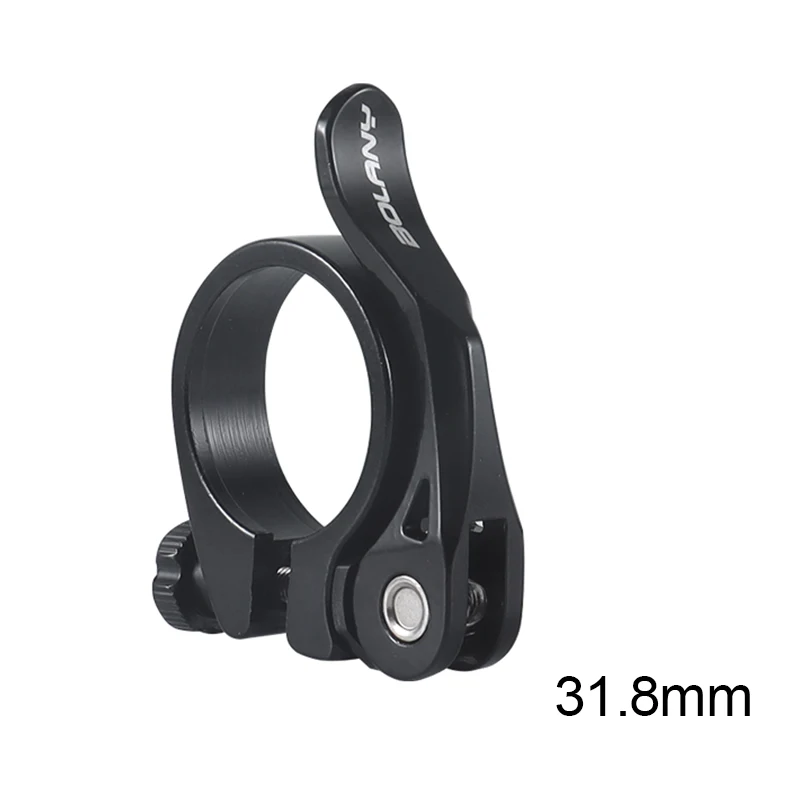 BOLANY Bicycle Seatpost Clamp Aluminum Alloy   31.8/34.9mm Quick release Seat Tube Clamp MTB Accessories and Parts