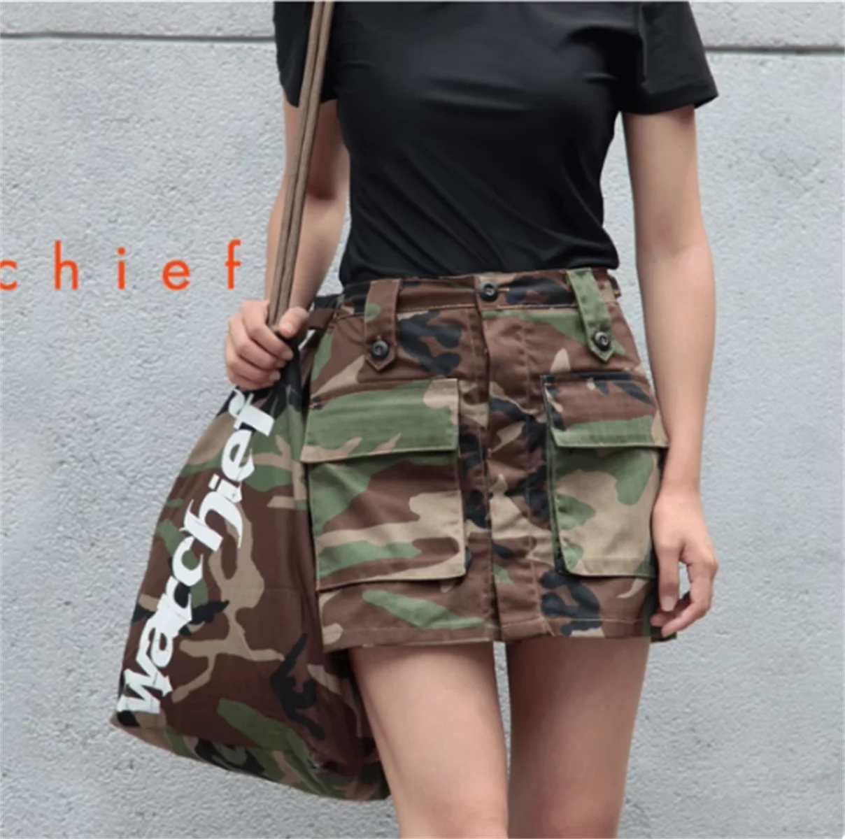 

Special Forces Tactical Short Skirt Tiger Pattern Camo Half Skirt Short Skirt