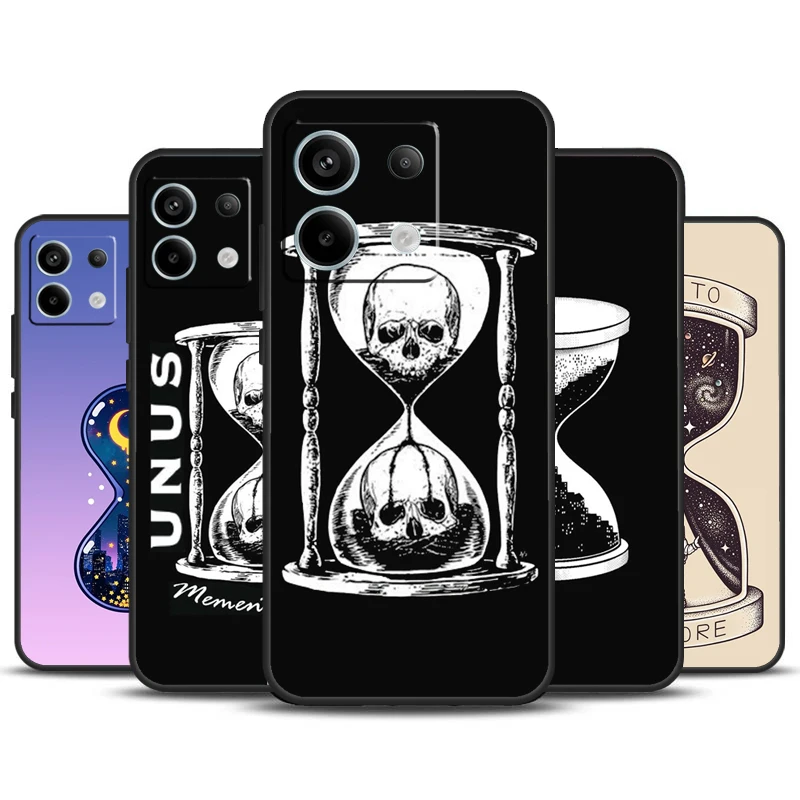 Hourglass Phone Case For Redmi Note 12 13 Pro Plus 9 10 11 Pro 9S 10S 11S 12S Redmi 10C 12C 13C Cover