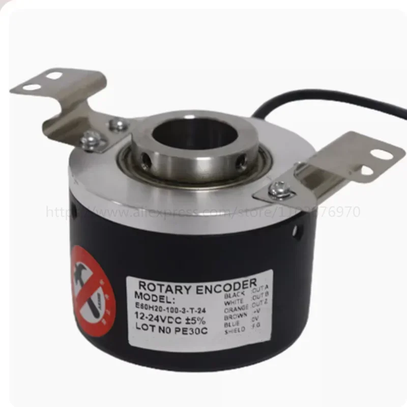 Hollow Shaft encoder E60H20-1024-3-T-24 E60H20-100-3-T-24 E60H20-360-3-T-24 E60H20-600-3-T-24 E60H20-1000-3-T-24