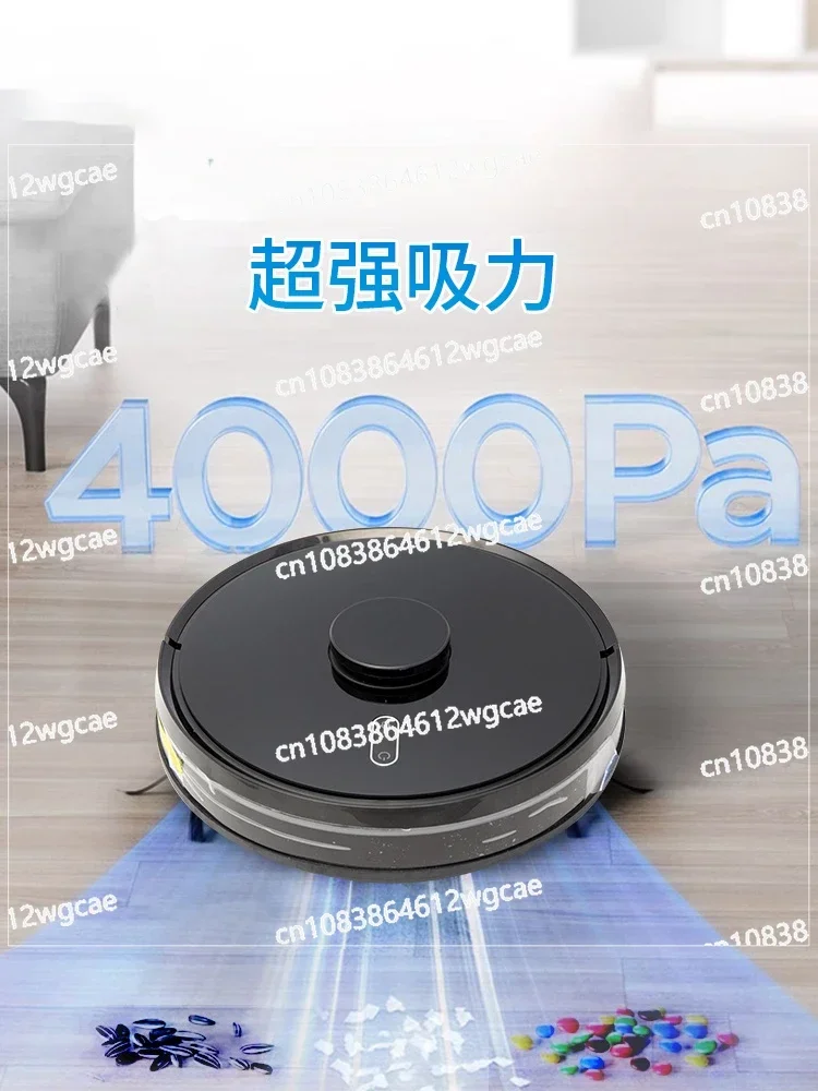 Three in one fully automatic household cleaning robot for sweeping, suction, and mopping floors