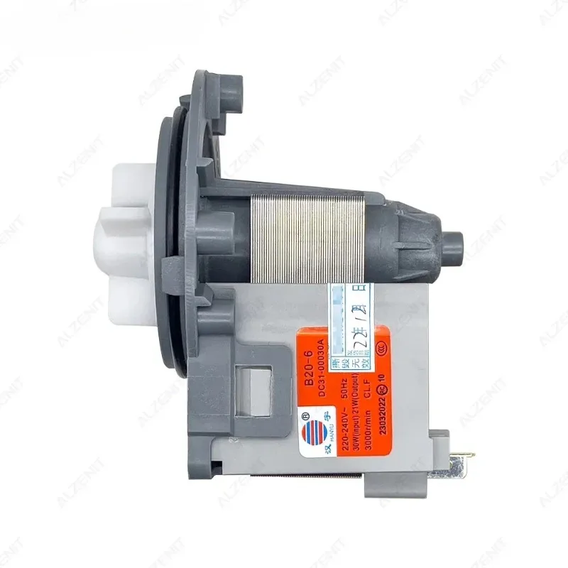 For Samsung Washing Machine Drain Pump Motor B20-6 220-240V 50Hz 30W 3000r/min DC31-00030A Washer Drainage Parts