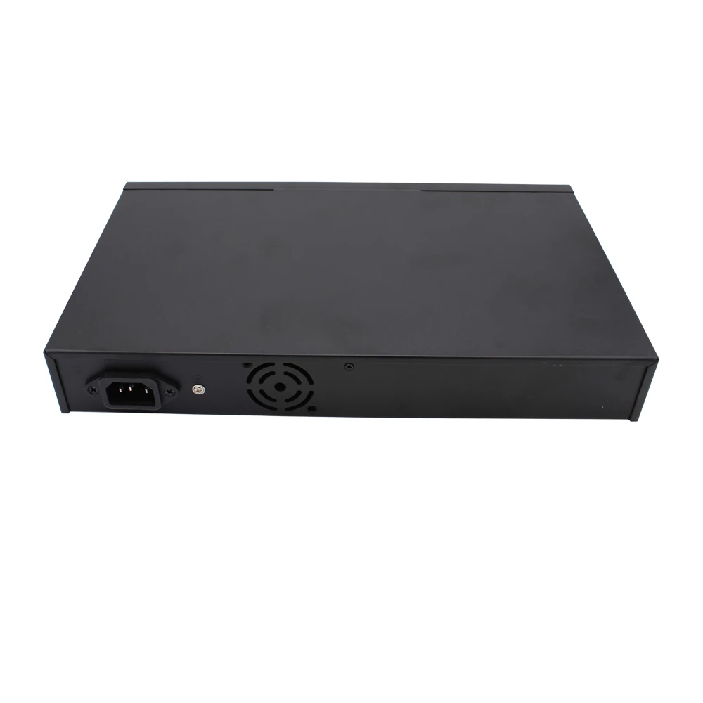 NUFIBER 10/100/1000Mbps 24 POE with 2 Uplink Port SFP 56G Capacity Network Switch Power Ethernet 52V Gigabit POE Switch for CCTV