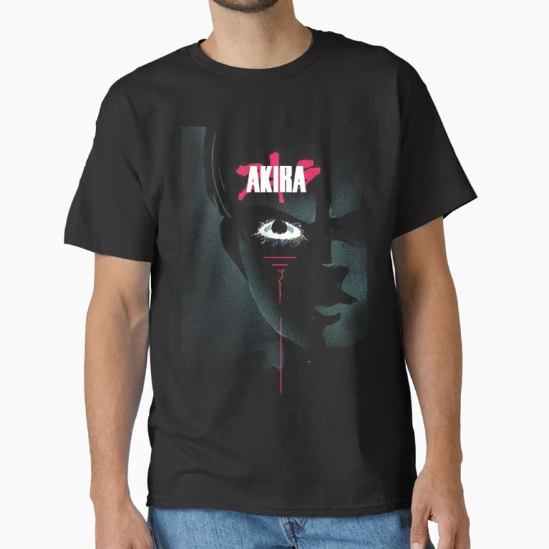 

80s Vintage Akira #0807 Manga cyberpunk city explosion cyber mecha tokyo motor anime Gift T-shirt for men large size tops