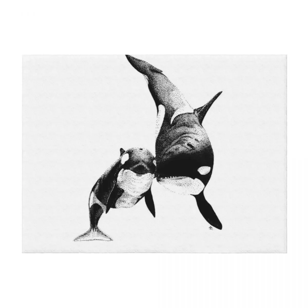 

Orcas Throw Blanket Soft sofa bed Hair Thermal Blankets