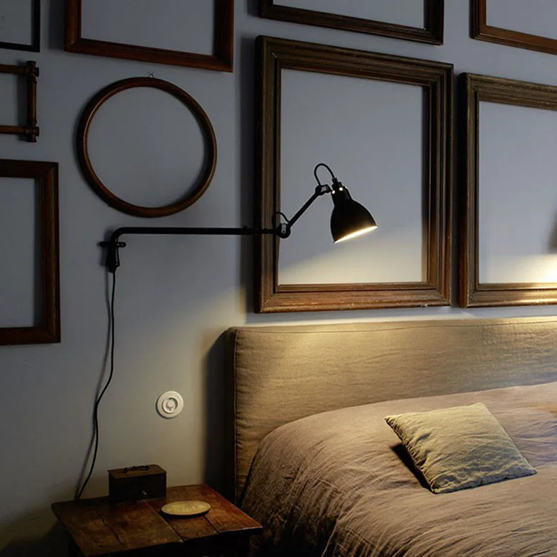 Long Arm Wall Lamp Rotatable