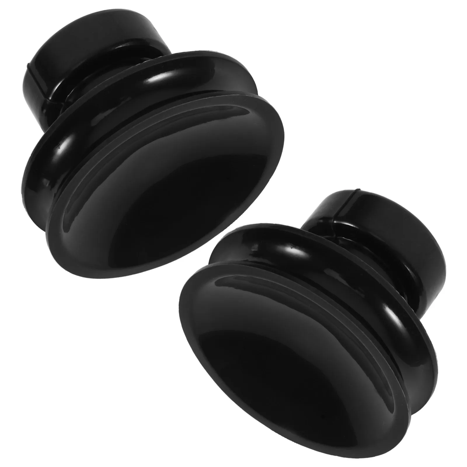 

2 Pcs Yoga Bowl Suction Device Replacement Rubber Meditation Handle for Singing