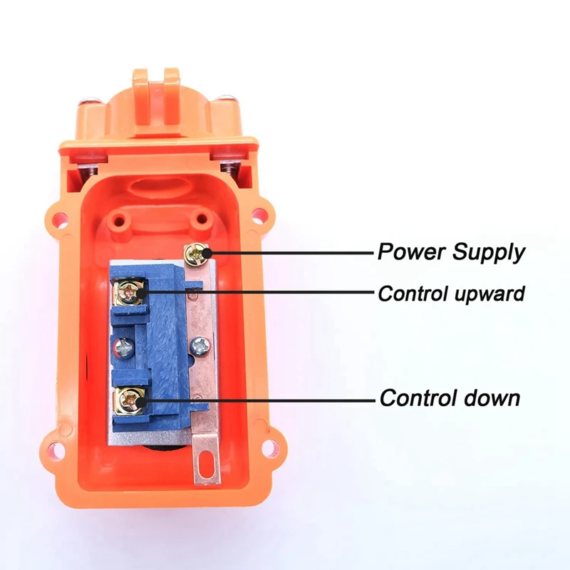 ABUN-Rain Proof Up-Down Switch Control Station Crane Pendant Hoist Push Button Switch Momentary COB61-UP-DOWN