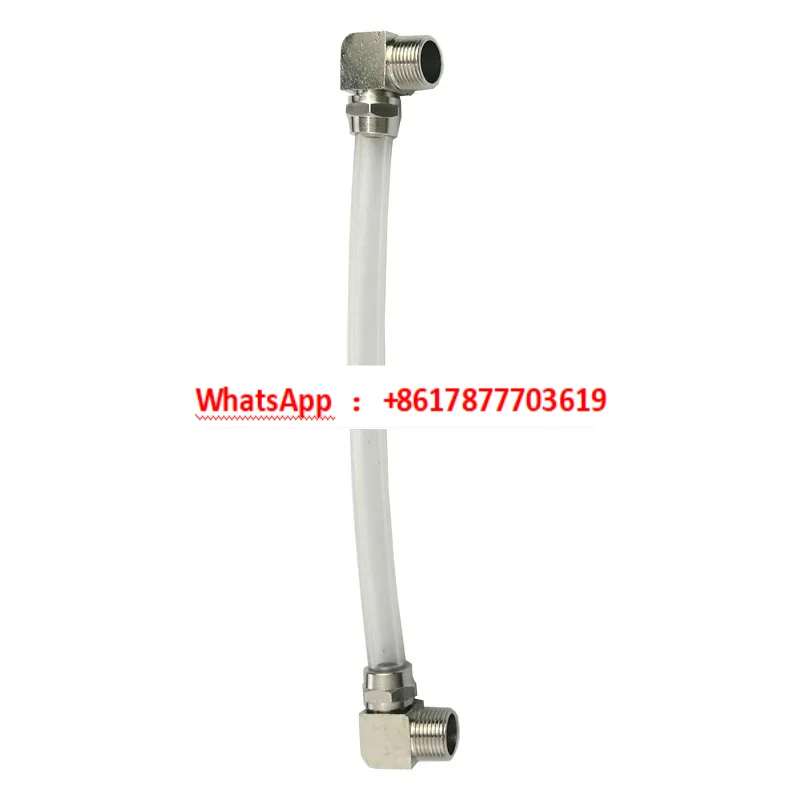 Hose oil level gauge with high temperature resistant silicone 200 degrees 3/8 interface and 3 sub interfaces