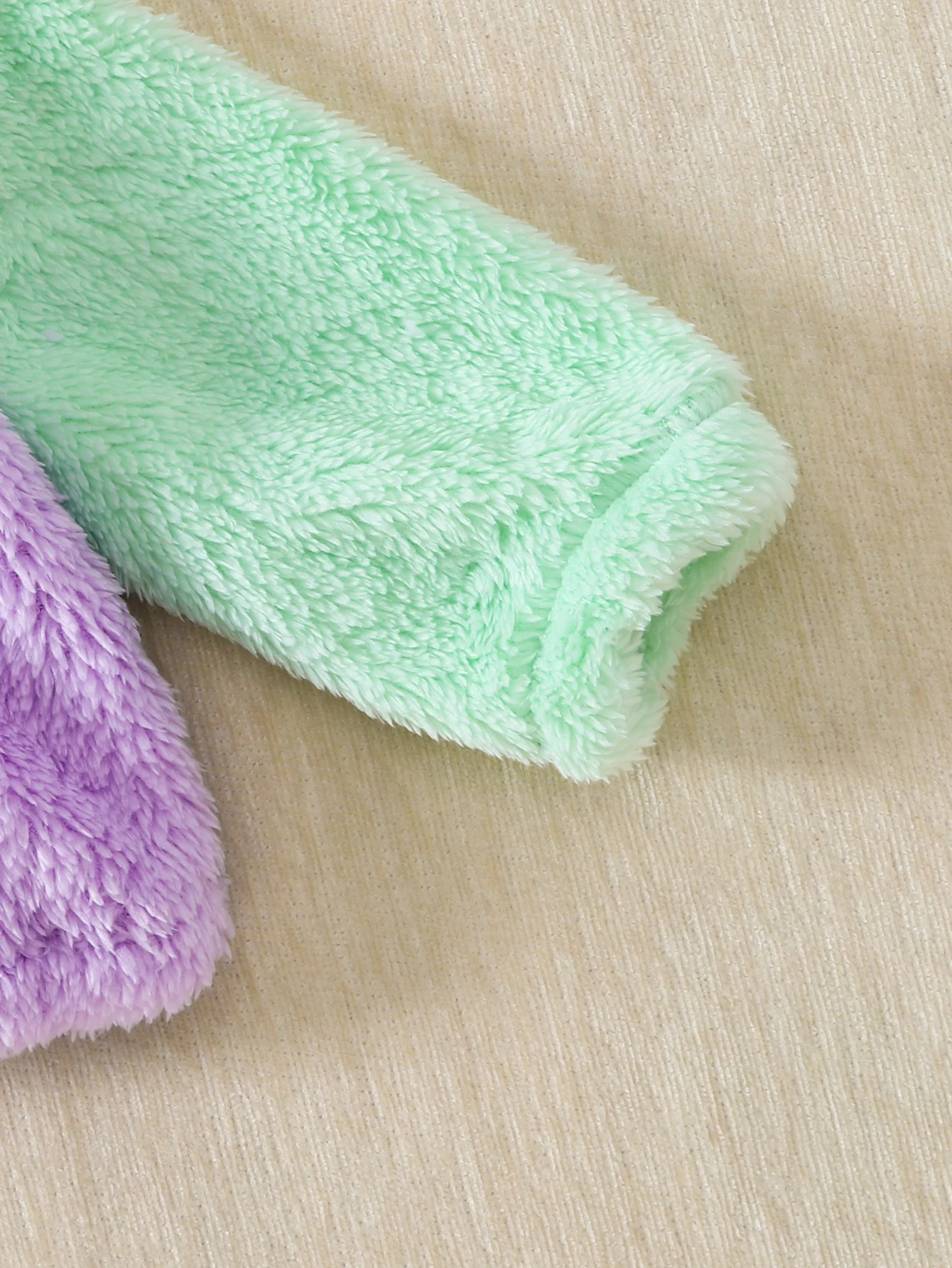 الخريف الشتاء الاطفال الصوف كتلة اللون الزي: طفل دافئ الوقوف طوق المرقعة أعلى + السراويل الطويلة، لينة ومريحة لطيف الأطفال اثنين