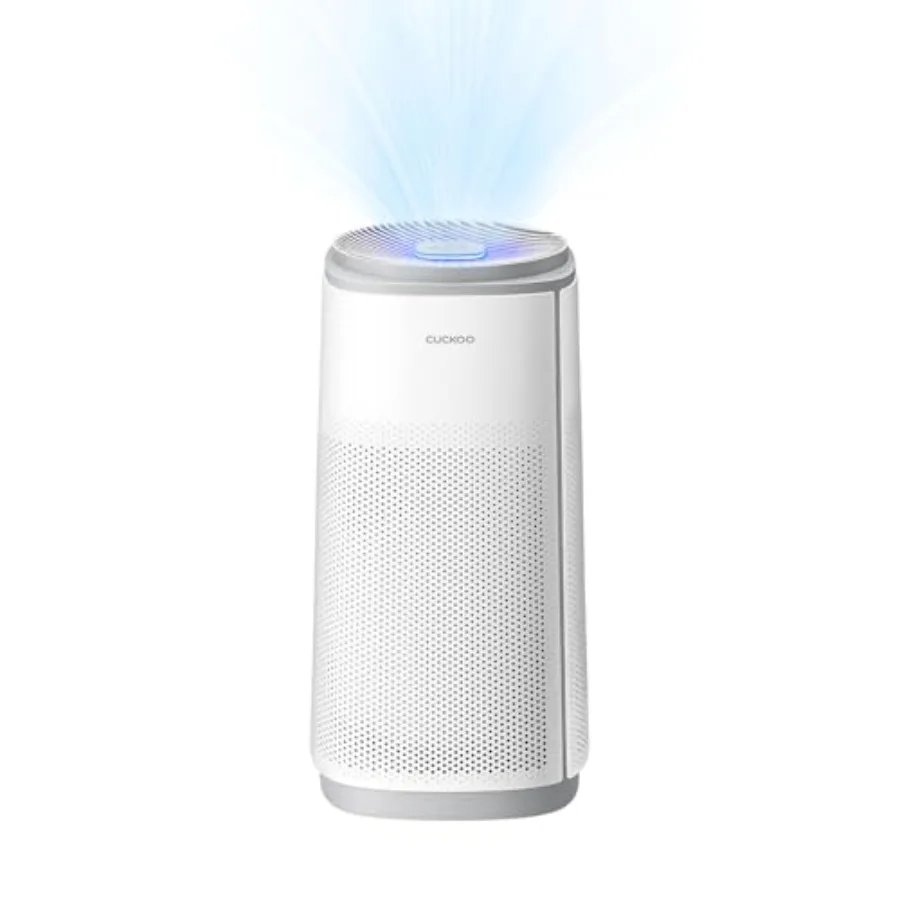 True HEPA Air Purifier for Large Room up to 2, 256 sq. ft., White, 5-Stage Filter with UV-C Light and Activated Carbon, Quiet S
