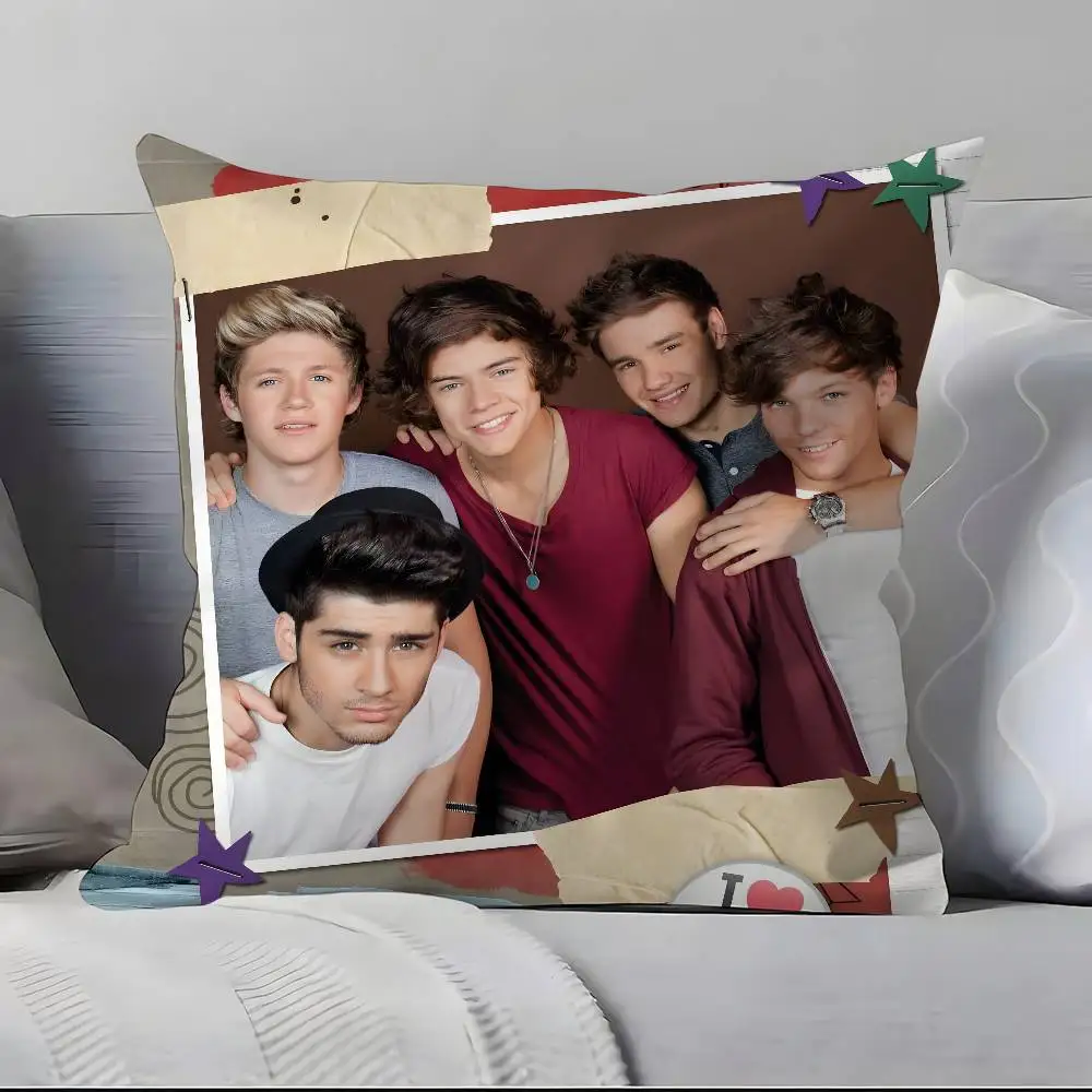 Rock-one D-d-Direction-n S-s-SquarE Pillow Case Pillowcase Soft Skin Friendly & Comfortable With A Hidden Zipper