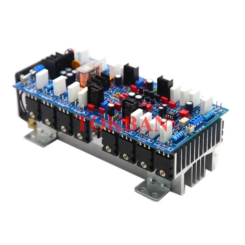 Tokban V162 600w*2 2-channel Amplifier Board BTL 1200w High Power Toshiba TTA1943 5200 Circuit Protection HIFI Amplifier Audio