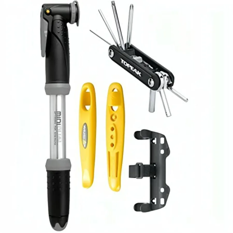 

Essentials Cycling Accessory Kit, Includes Pump/Multi-Tool/Tyre Levers