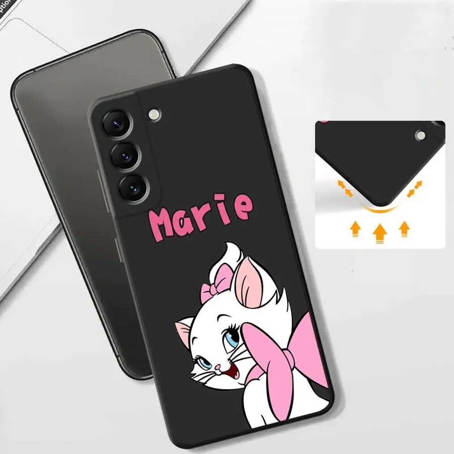Чехол для телефона Disney Marie Cat для Samsung Galaxy A10 A20 A70 A02 A03 A30 A50 Core A04 A05 A06 s e A12 A15 A16 A13 A14 4G 5G