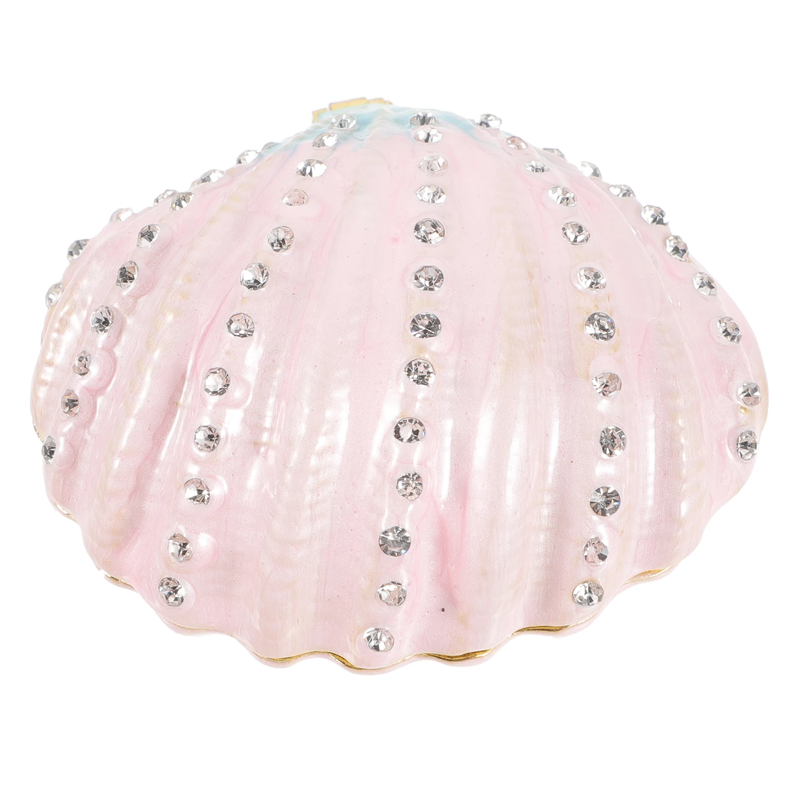 

Elegant Shell Jewelry Box Wedding Ring Storage Case Seashell Shaped Trinket Container Gift Box For Earrings Necklaces Decorative