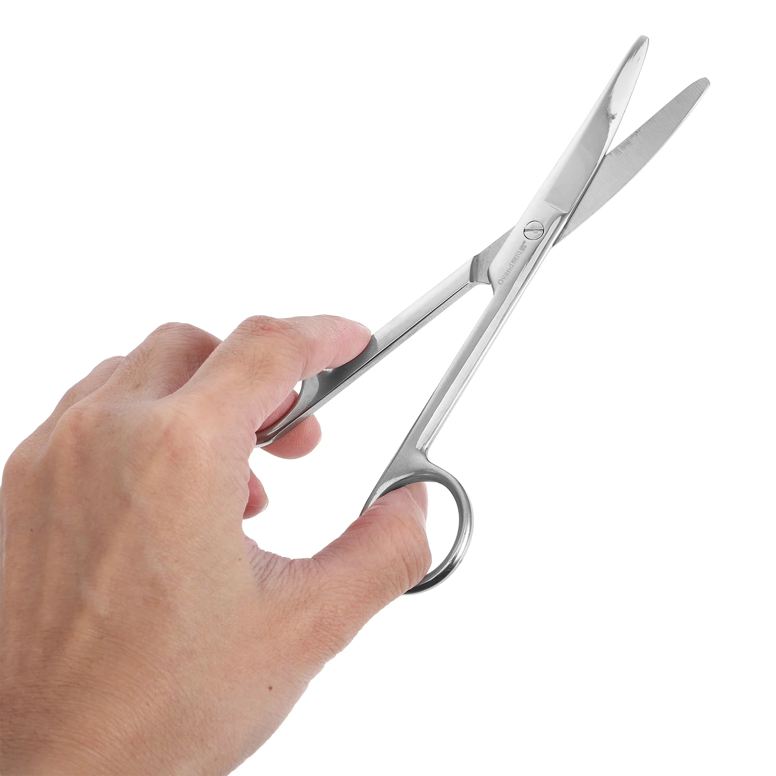 Round Stoma Scissors for Cutting Bag Gauze Ostomy Supplies Stainless Steel Nurse