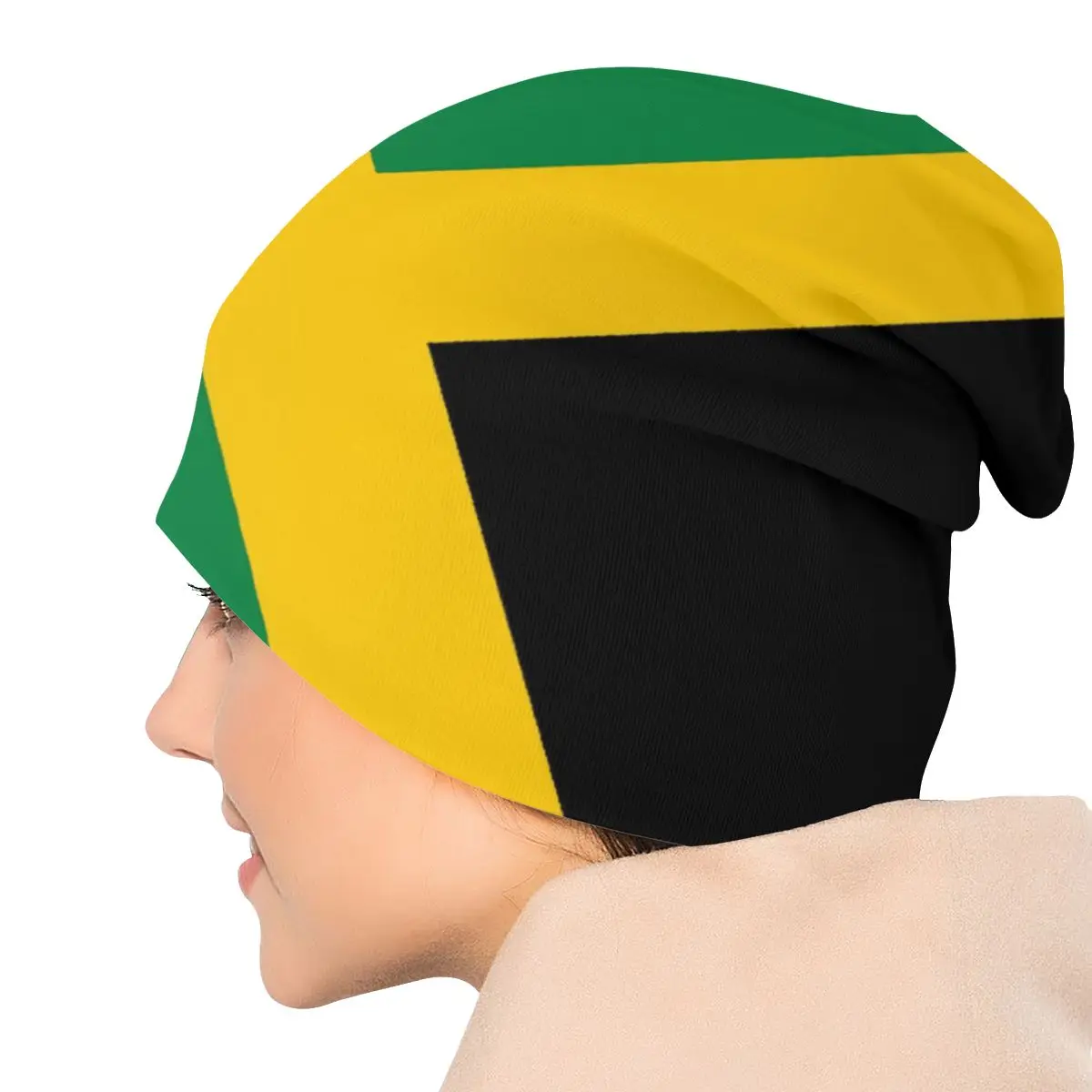 Jamaican Flag Beanie Cap Unisex Winter Warm Bonnet Homme Knitted Hats Outdoor Ski Jamaica Rasta Reggae Skullies Beanies Caps