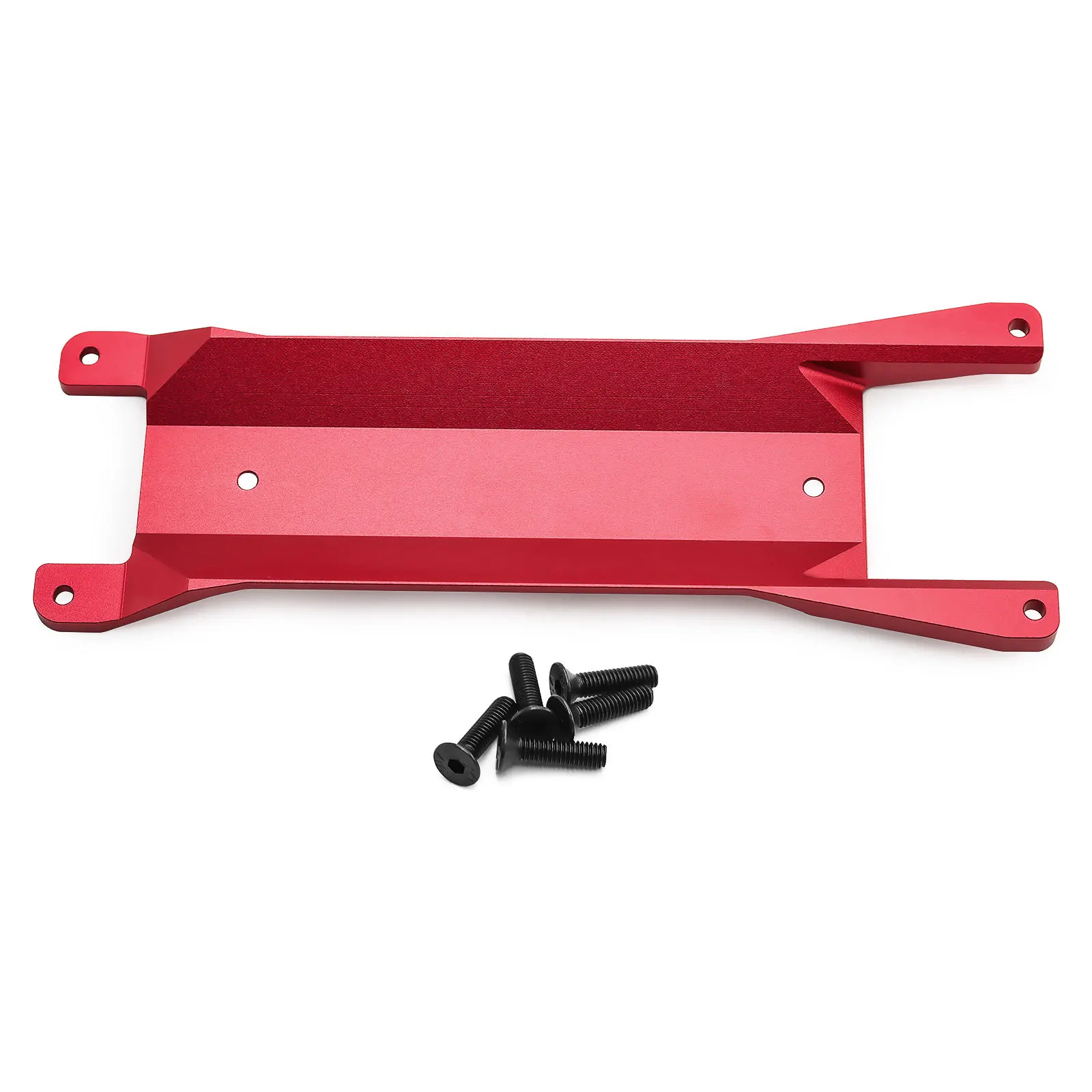 Placas de armadura de chassi de liga de alumínio, peças de atualização de conchas de proteção de chassi para Traxxas Mini Maxx, Jumping Essential