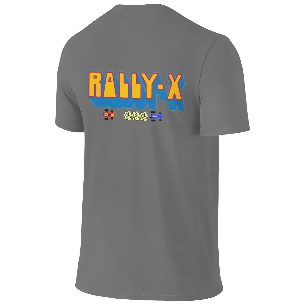 Rally X Logo American Style Reversible T-shirt Simple Commuting Clean Surface Basic Tee