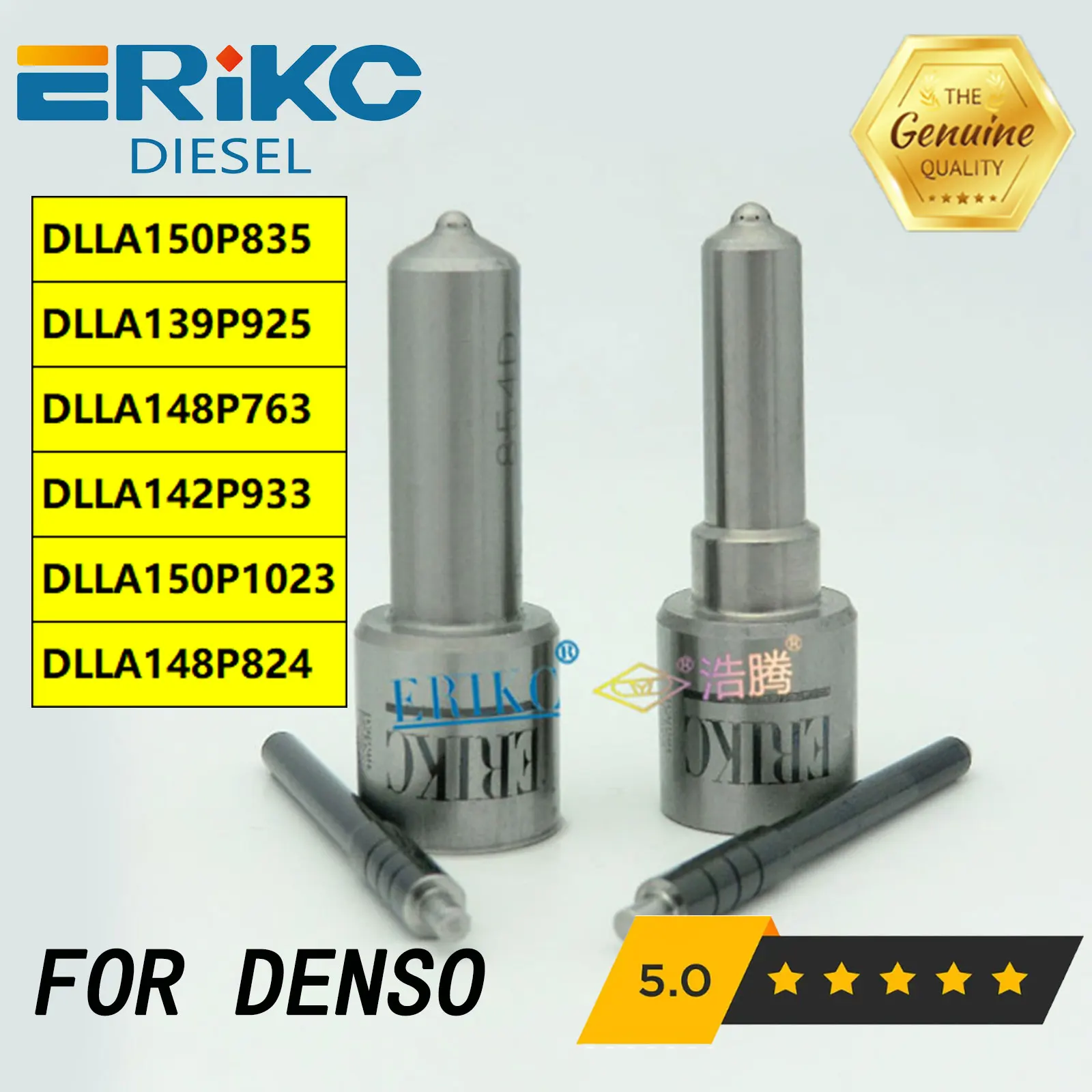 DLLA142P933 DLLA150P1023 DLLA148P824 New Diesel CR Injector Part Nozzle DLLA150P835 DLLA139P925 DLLA148P763 for DENSO