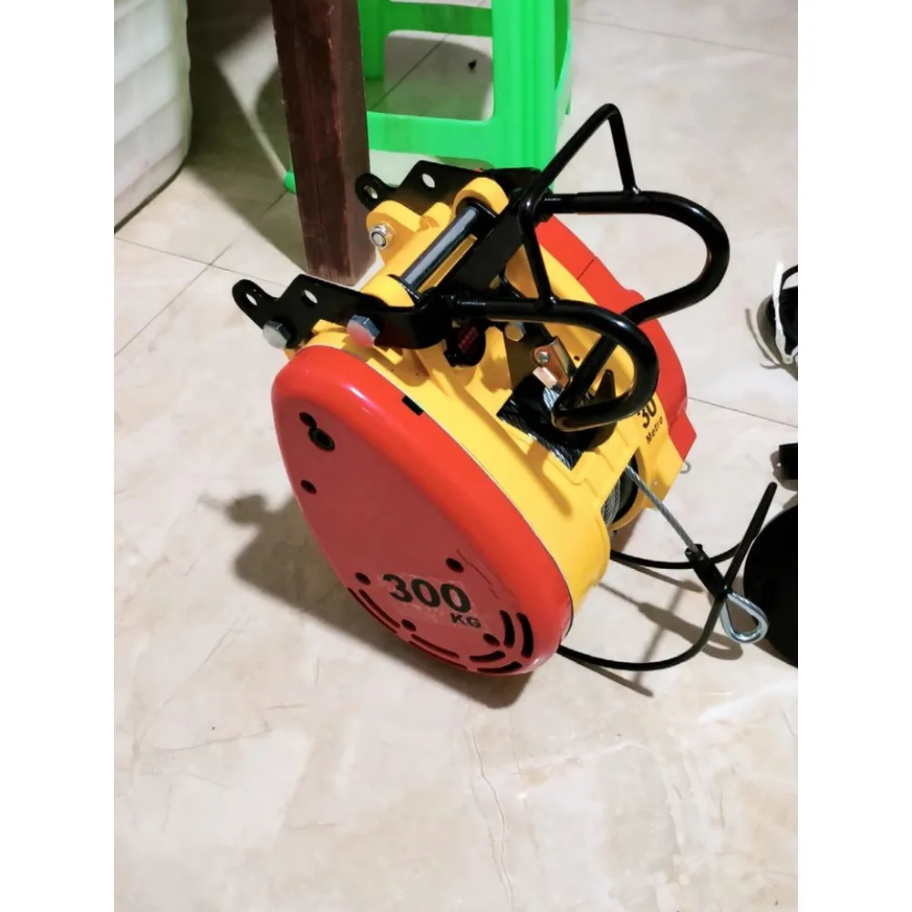 Remote control Mini Micro Electric Winch Load Portable Electric Hoist Electric Winch 220v small crane