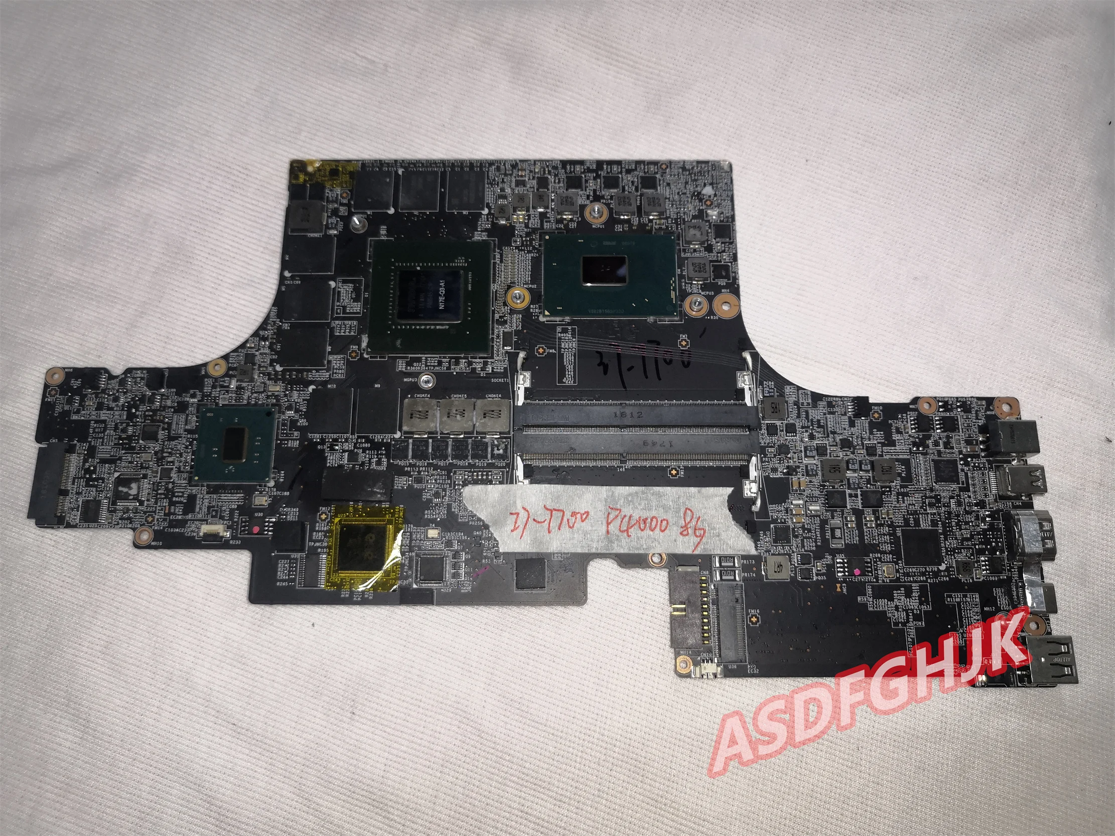 

MS-16K31 for MSI GS63VR GS73VR 7RG STEALTH PRO MS-17B3 MOTHERBOARD WITH I7-7700HQ CPU AND P4000M 100% Tested OK