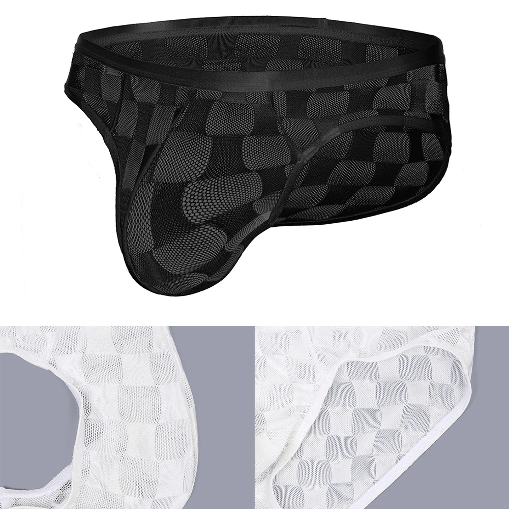 مريحة مثير شبكة الملابس الداخلية شبكة الملابس الداخلية 3XL مثير سراويل بوكسر الذكور الملابس الداخلية العادية طول الملابس الموسمية #6