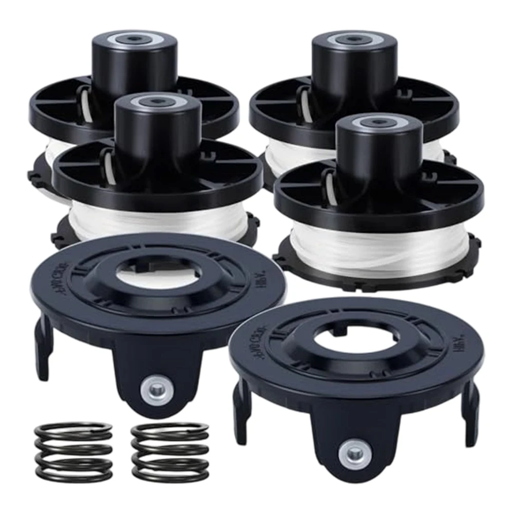 Lawn Mower Accessories Grass Trimmer Spools Ready To Use Embedded Iron Block High Elasticity Enhanced Stability
