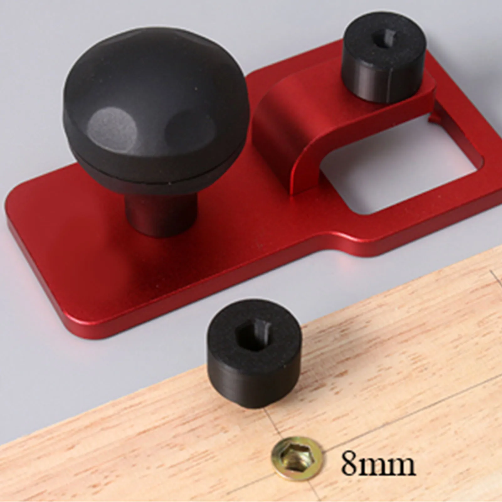 

Desktop Vertical Hole Punch Desktop Vertical Puncher 19mm Aluminum Alloy Accurate Positioning Non Slip Vertical Hole Punch