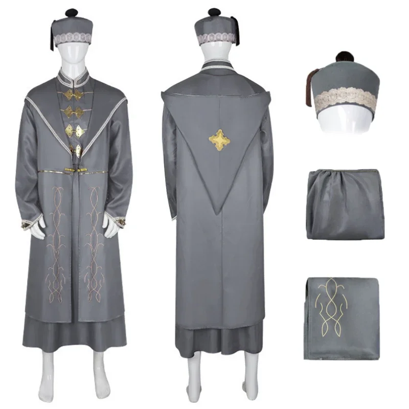 

Волшебная школа, президент, косплей, халат, костюм Альбуса Дамблдора, костюм профессора, школа колдовства и волшебника, карнавальный наряд