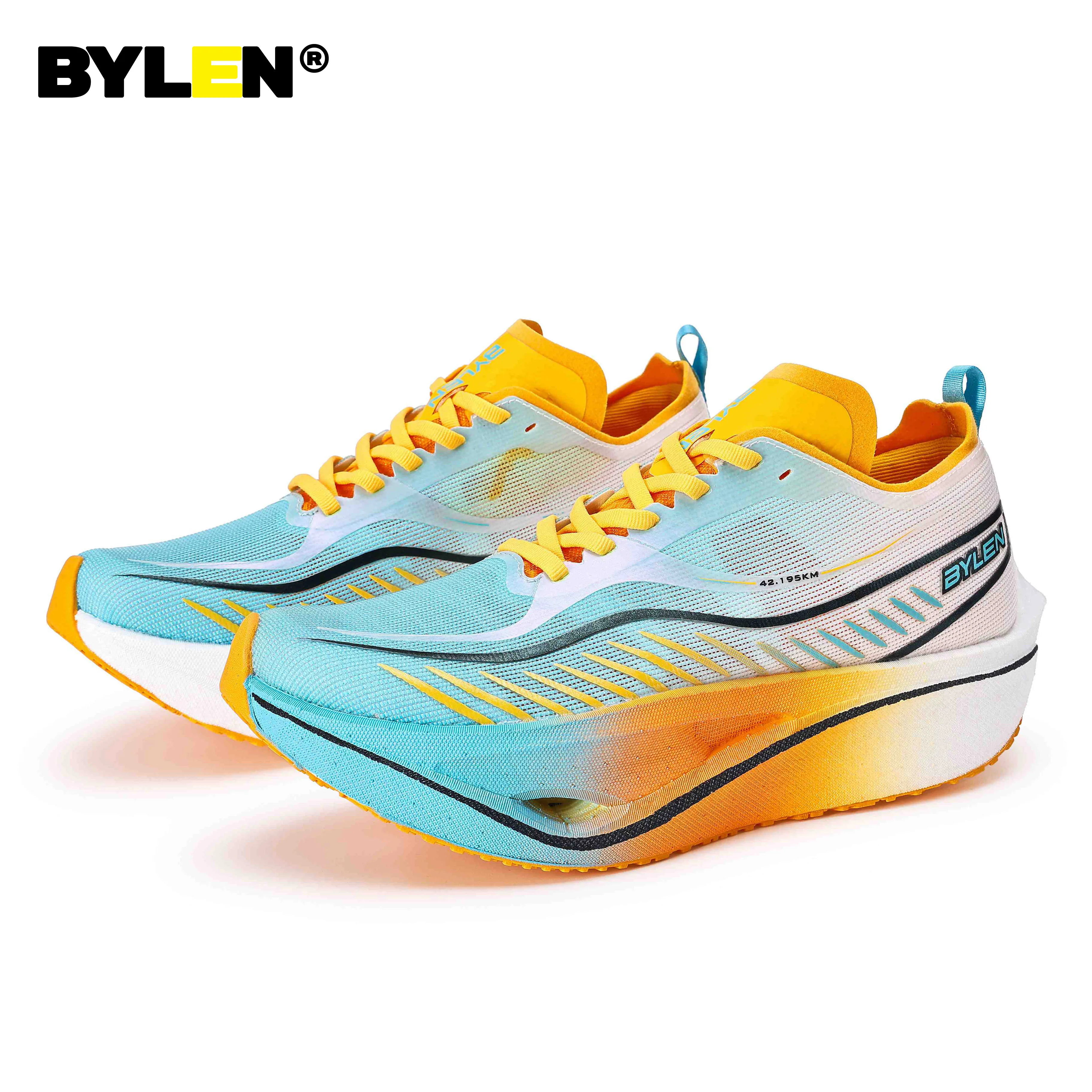 

BYLEN Speed 3.0 Men Women Running Shoes Carbon Plate Racing Marathon Rebound Cushioning Male Sports Sneakers