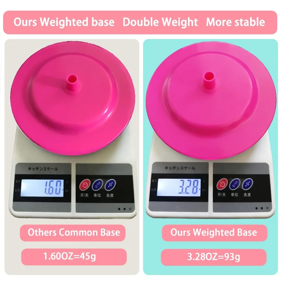 Support de perruque rose 1 pièce, hauteur réglable, support de perruque Portable, supports de tête de perruque antidérapants, support de tête de perruque en plastique robuste pour Mult